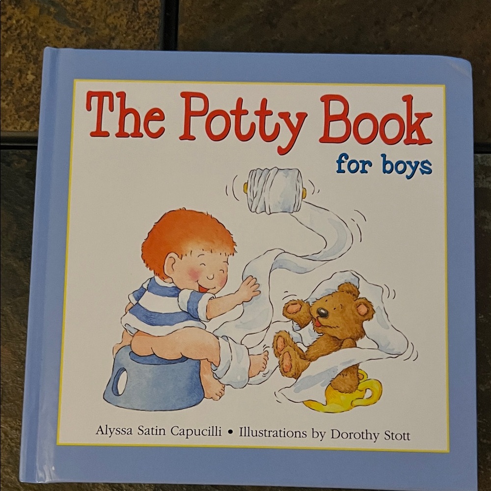 The Potty Book for Boys by Alyssa Satin Capucilli-EUC